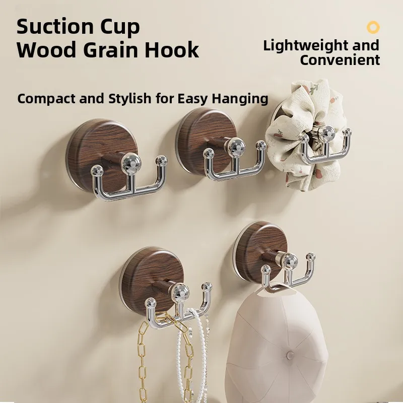 Vacuum Suction Cup Double Hook Bathroom Hook No Drilling Needed Door Back Kitchen Strong Load Bearing Traceless Hat Coat Hook
Vacuum Suction Cup Double Hook Bathroom Hook No Drilling Needed Door Back Kitchen Strong Load Bearing Traceless Hat Coat Hook