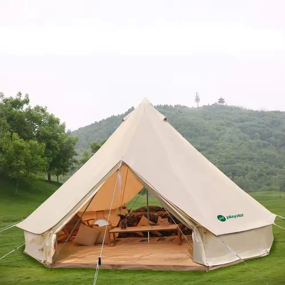 Tom Auto3M 4M 5M 6M 7M New Design Outdoor Canvas Bell Tent Two Door Canvas Bell Tent for Sale
Tom Auto3M 4M 5M 6M 7M New Design Outdoor Canvas Bell Tent Two Door Canvas Bell Tent for Sale