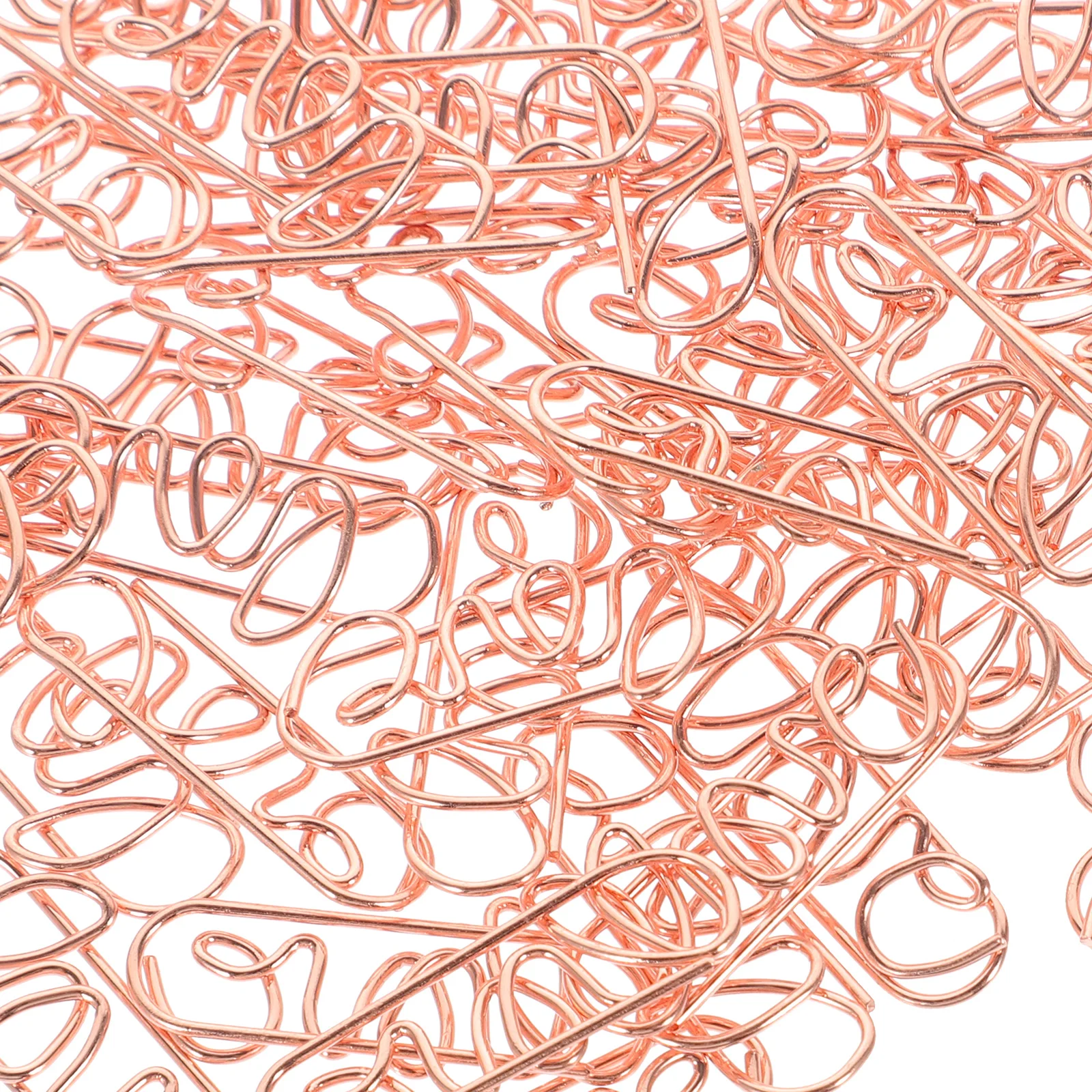 50pcs Metal Paper Clips Rose Gold Creative Office Decorative Document Fixing Small Mini Multifunctional Light for Home 
50pcs Metal Paper Clips Rose Gold Creative Office Decorative Document Fixing Small Mini Multifunctional Light for Home