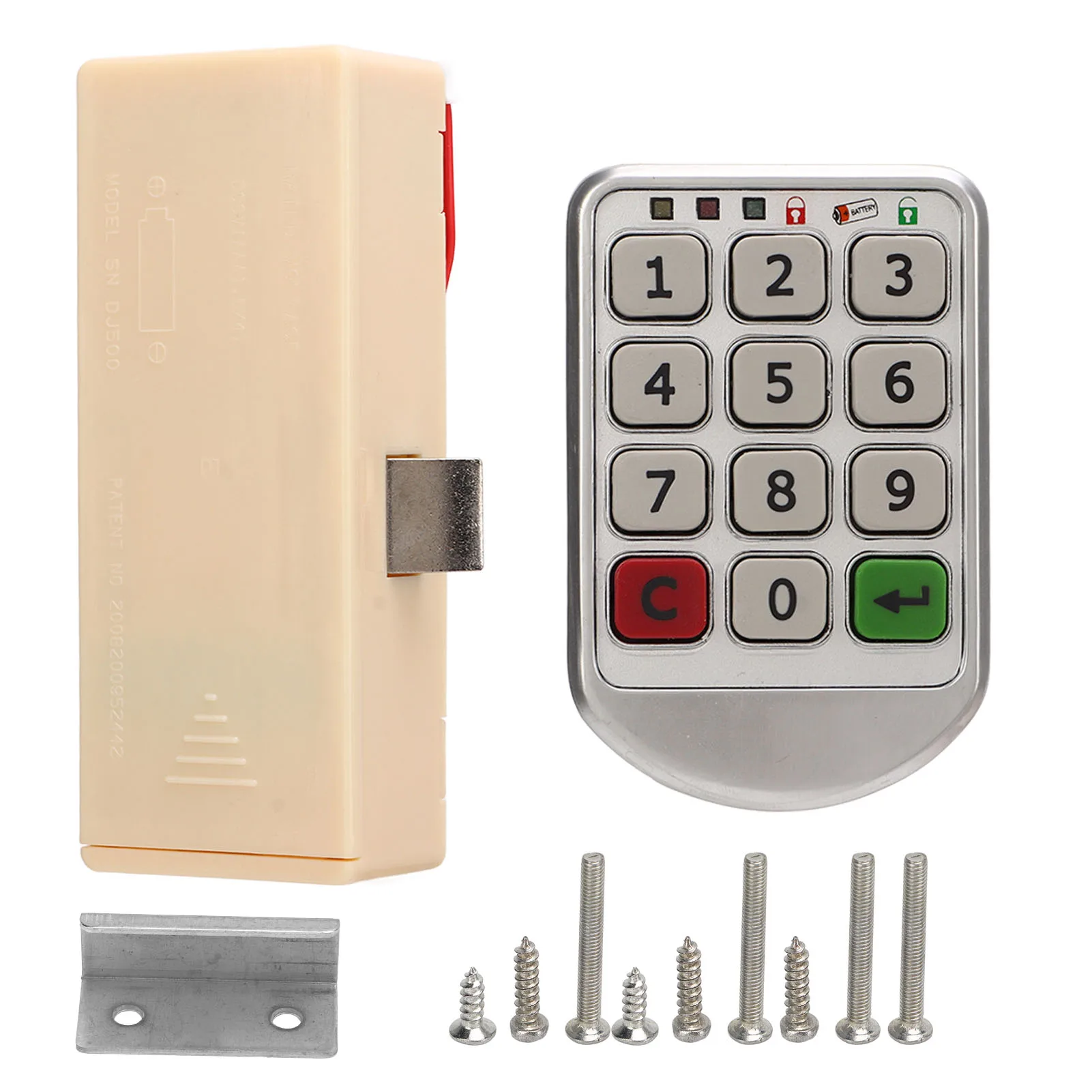Zinc Alloy Keyless Password Coded Lock Electronic Cabinet Drawer Lock Fit For Home Wardrobe Locker File Storage Use
Zinc Alloy Keyless Password Coded Lock Electronic Cabinet Drawer Lock Fit For Home Wardrobe Locker File Storage Use