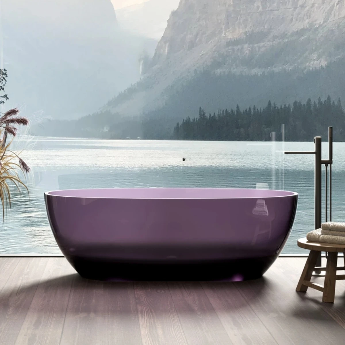 Independent resin transparent household bathtub color integrated hotel double bathtub customization
Independent resin transparent household bathtub color integrated hotel double bathtub customization