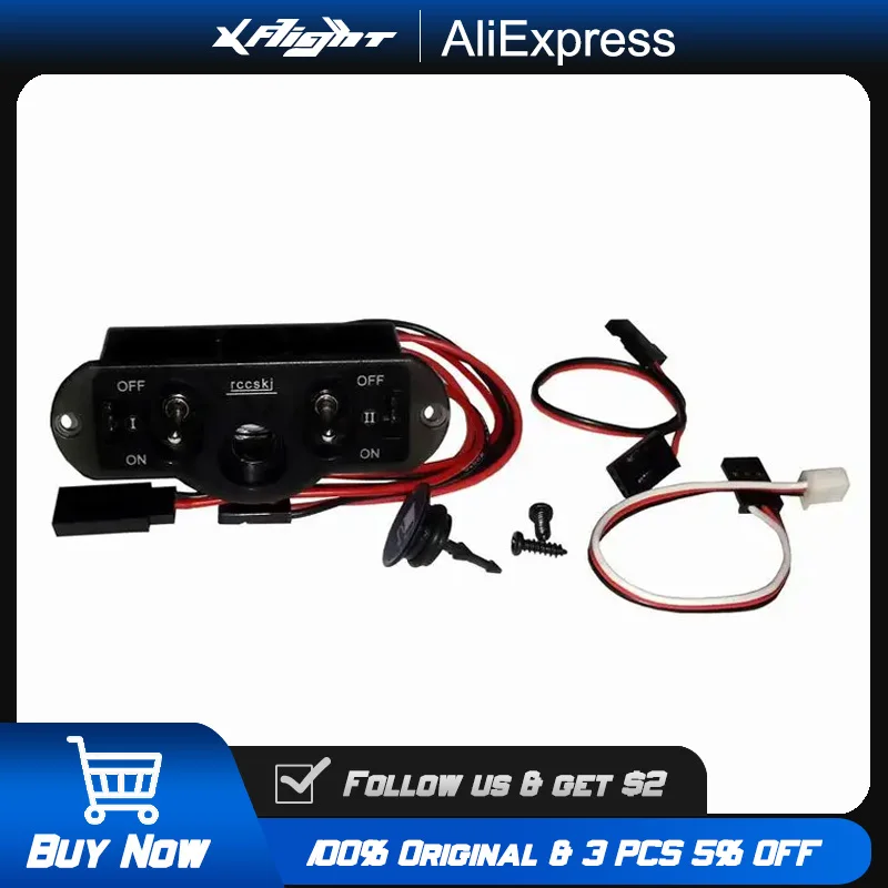 Dual Fuel Power Switch for Gasoline/Methanol RC Models with Charging Port & Waterproof Design
Dual Fuel Power Switch for Gasoline/Methanol RC Models with Charging Port & Waterproof Design