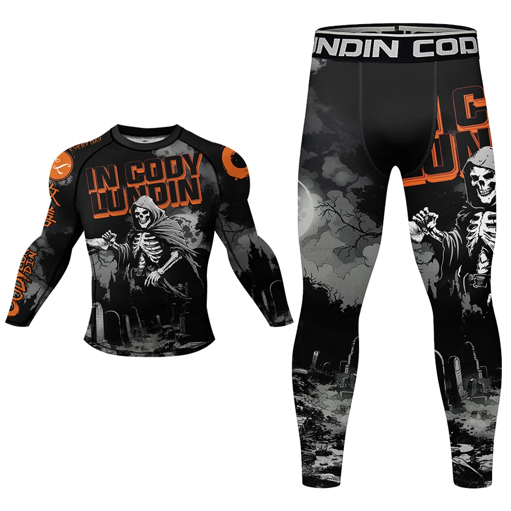 Men Rashguard MMA T-shirt +Pants MMA Shorts 4PCS/Set Brazilian Grappling Jiu Jitsu Bjj Boxing Jerseys Rash Guard With Anti Slip
Men Rashguard MMA T-shirt +Pants MMA Shorts 4PCS/Set Brazilian Grappling Jiu Jitsu Bjj Boxing Jerseys Rash Guard With Anti Slip