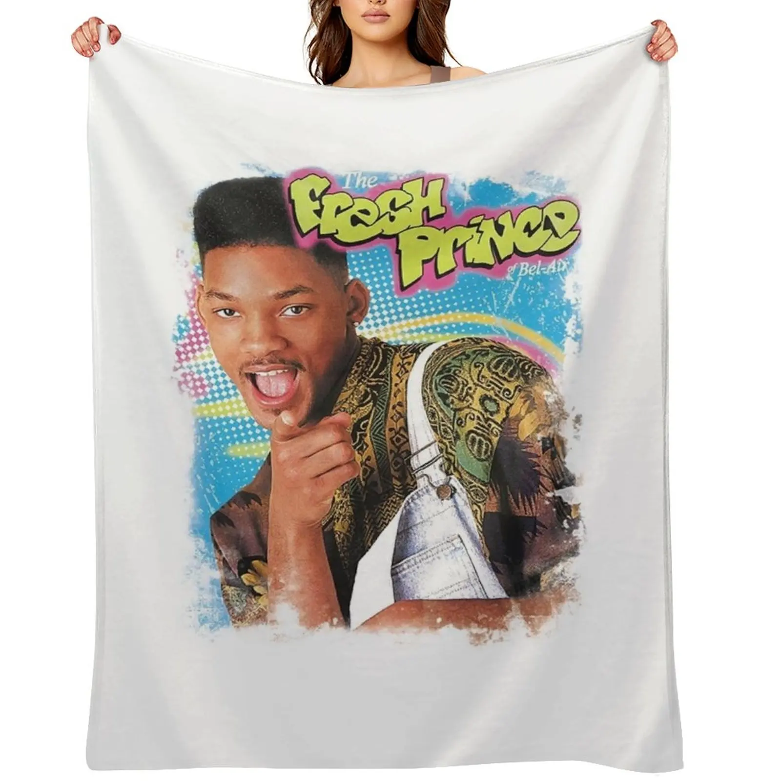 The Fresh Prince of Bel-Air White Gift For Fan, Gift T-Shirt For Women, Kids, Adults Men, Halloween day, Thanksgiv Throw Blanket
The Fresh Prince of Bel-Air White Gift For Fan, Gift T-Shirt For Women, Kids, Adults Men, Halloween day, Thanksgiv Throw Blanket