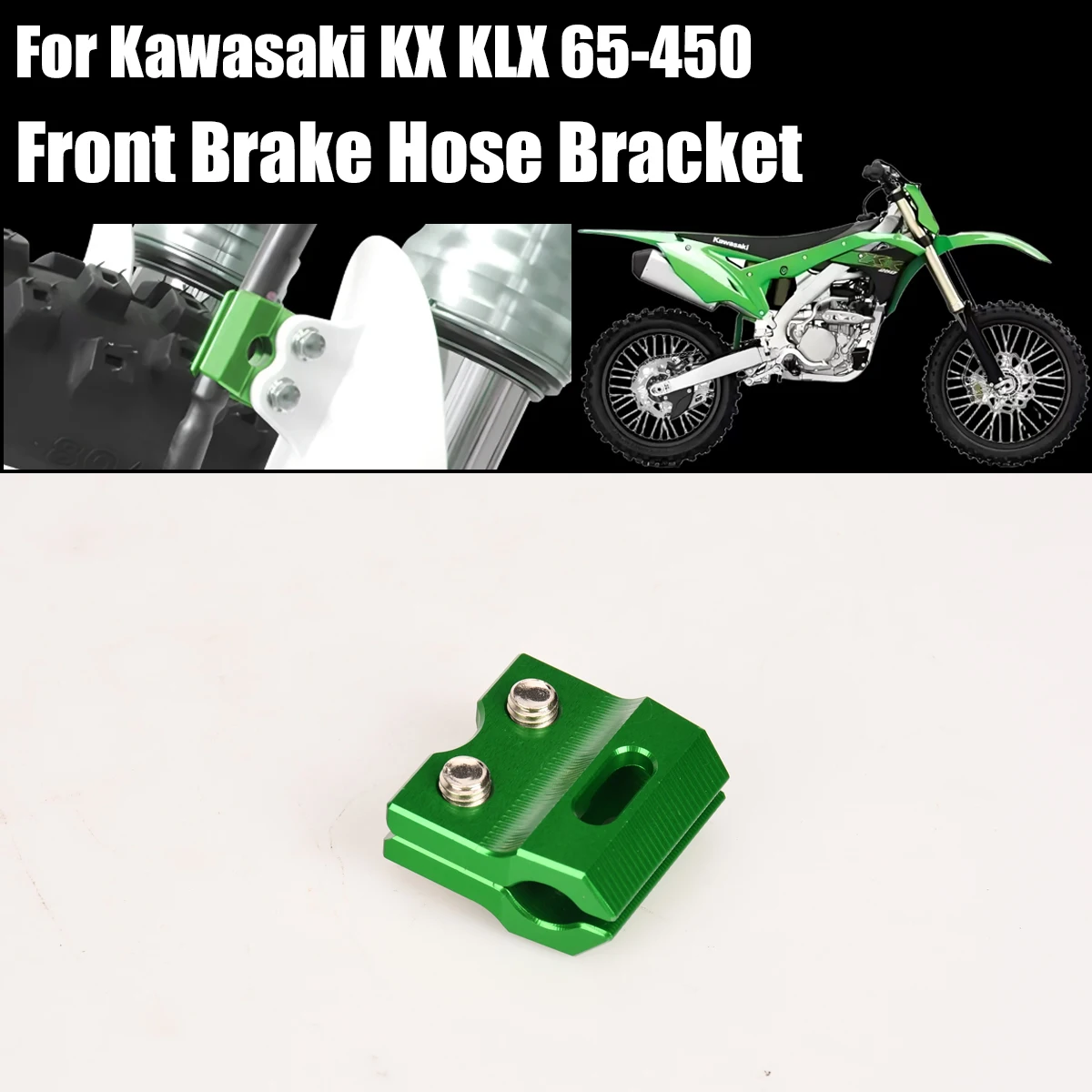 CNC Hose Cable Holder Front Brake Line Clamp For Kawasaki KX250F KX450F KX250X KX450X KLX125 450 1989 1992 2004 2021 Dirt Bike
CNC Hose Cable Holder Front Brake Line Clamp For Kawasaki KX250F KX450F KX250X KX450X KLX125 450 1989 1992 2004 2021 Dirt Bike