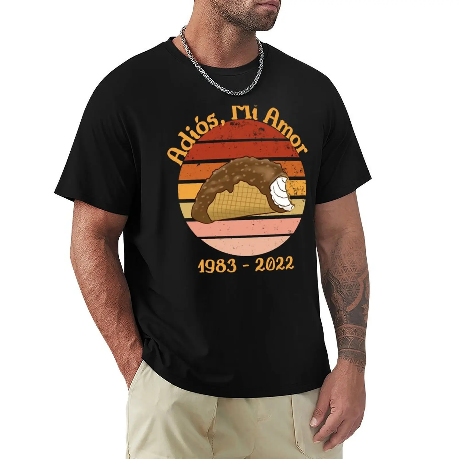 Choco Taco Adios Mi Amor Funny Ice Cream Black T-Shirt oversized t shirt hippie clothes Blouse mens workout shirts
Choco Taco Adios Mi Amor Funny Ice Cream Black T-Shirt oversized t shirt hippie clothes Blouse mens workout shirts