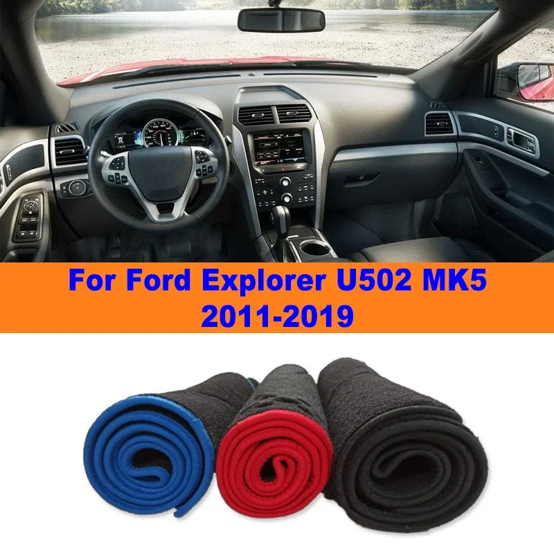 Anti-Glare Dashboard Cover Dash Mat Non-Slip Sun Shade Pad Interior Protector For Ford Explorer U502 MK5 2011-2019 Car Parts
Anti-Glare Dashboard Cover Dash Mat Non-Slip Sun Shade Pad Interior Protector For Ford Explorer U502 MK5 2011-2019 Car Parts