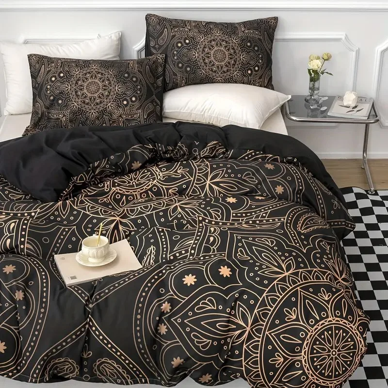2/3pcs bedding set Digital Print Comfortable Duvet Cover for Home Bedroom Decoration, 1 Duvet Cover and 2pillowcase with Zippers
2/3pcs bedding set Digital Print Comfortable Duvet Cover for Home Bedroom Decoration, 1 Duvet Cover and 2pillowcase with Zippers