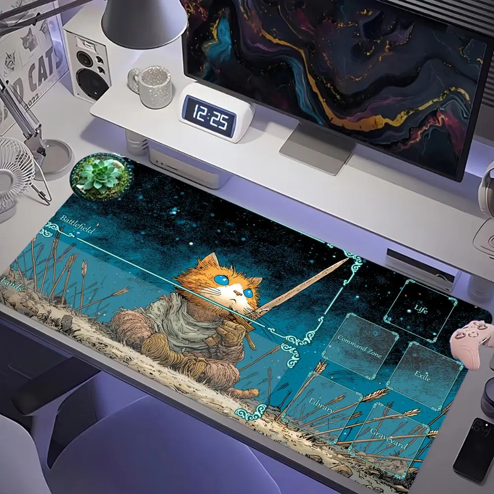 Archer Cat Magic Playmat, Rubber Anti-Slip TCG Mat with Edge Locking, Trading Card Game Gaming Mat, Premium Desk Mat for MTG
Archer Cat Magic Playmat, Rubber Anti-Slip TCG Mat with Edge Locking, Trading Card Game Gaming Mat, Premium Desk Mat for MTG