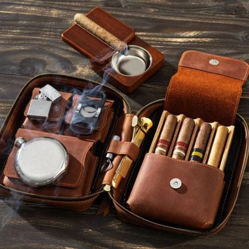 1 шт., кожаная сумка для хранения сигар, портативная сумка для сигар большой емкости на молнии, мужской подарок, аксессуары для сигар
1 шт., кожаная сумка для хранения сигар, портативная сумка для сигар большой емкости на молнии, мужской подарок, аксессуары для сигар