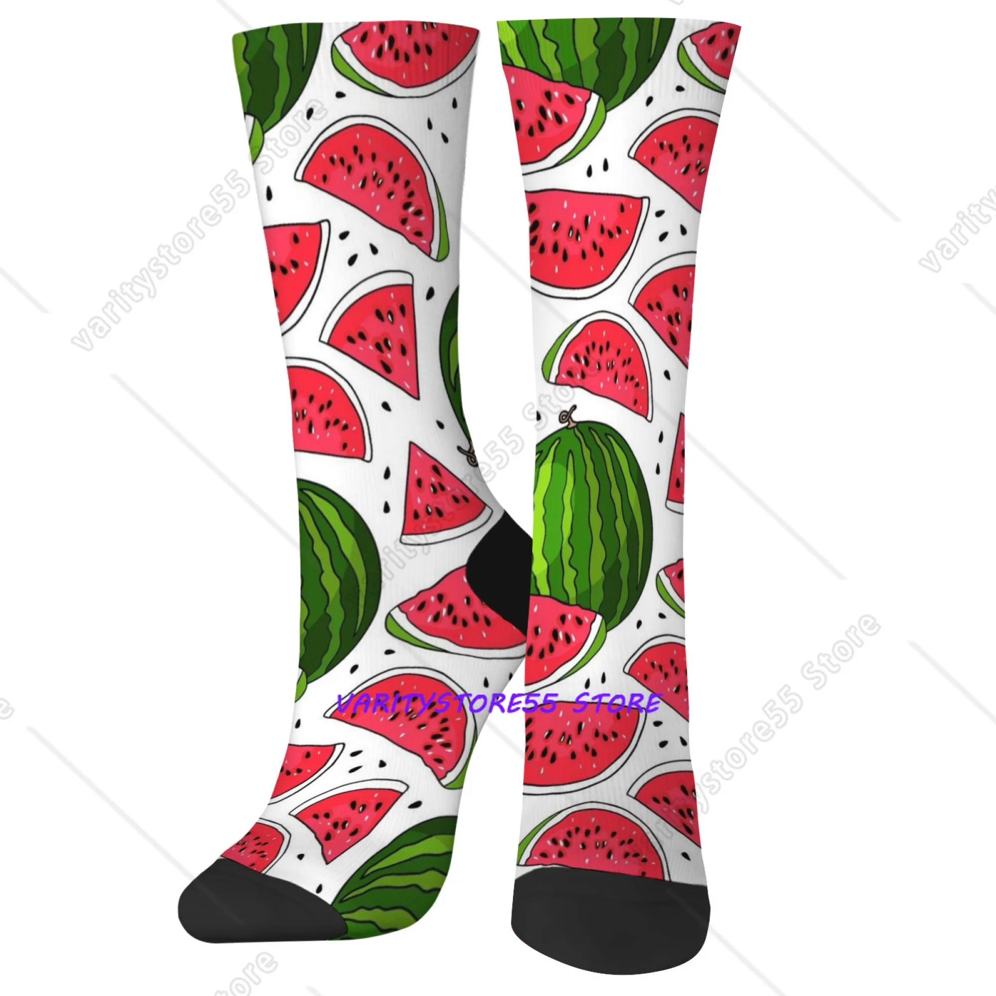 A fresh and bright watermelon pattern design print novelty funny men's sock Harajuku retro style casual fashion socks happy gift
A fresh and bright watermelon pattern design print novelty funny men's sock Harajuku retro style casual fashion socks happy gift