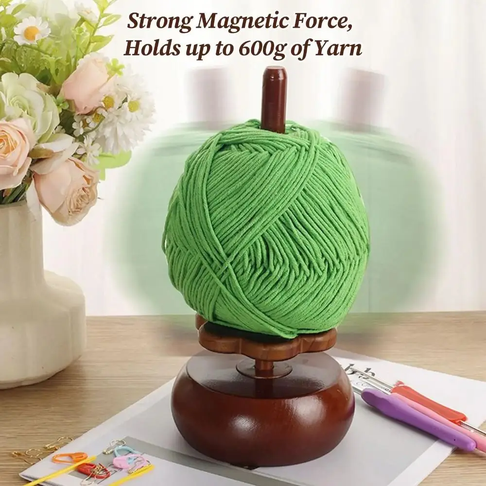 Rotatable Design Wooden Yarn Winder Stand Portable Reusable Yarn Ball Holder Solid Base Easy Assembly
Rotatable Design Wooden Yarn Winder Stand Portable Reusable Yarn Ball Holder Solid Base Easy Assembly