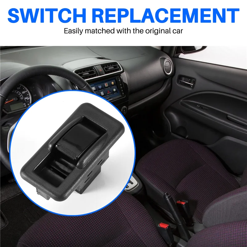 Plain Car Glass Lifter Single Switch Power Window Control Switch For Mitsubishi MB781916
Plain Car Glass Lifter Single Switch Power Window Control Switch For Mitsubishi MB781916