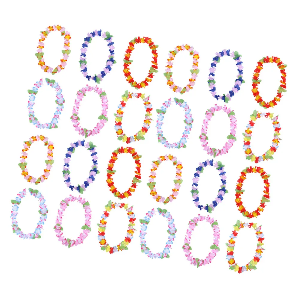 24 Pcs Garland Set Artificial Flower Necklaces Party Beach Wedding Decorations Festive Accessories Flower Wreath
24 Pcs Garland Set Artificial Flower Necklaces Party Beach Wedding Decorations Festive Accessories Flower Wreath