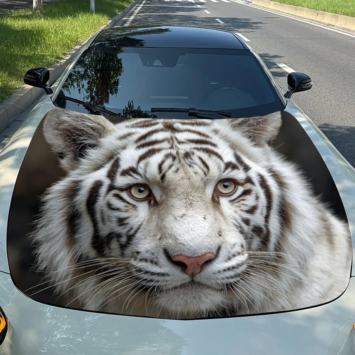Автомобильные наклейки Портретный дизайн белого тигра с нежным видом белого тигра, наклейкой на капот автомобиля Exuding Nobility and Calm, Wat
Автомобильные наклейки Портретный дизайн белого тигра с нежным видом белого тигра, наклейкой на капот автомобиля Exuding Nobility and Calm, Wat
