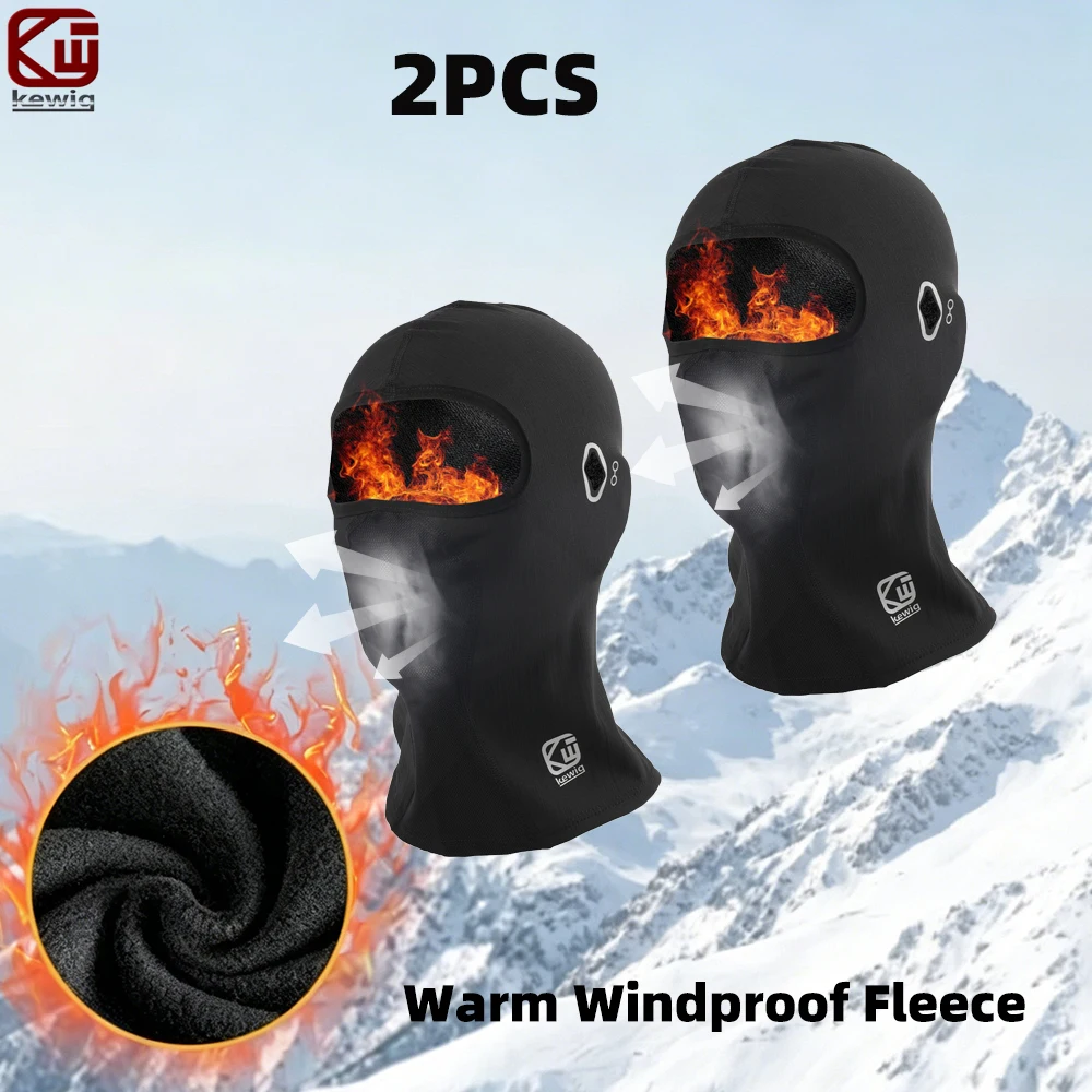 Kewig 2PCS Motorcycle Balaclava Mask Warm Windproof Fleece High Elastic Breathable Nose Mesh Glasses Holes for Outdoor Sports
Kewig 2PCS Motorcycle Balaclava Mask Warm Windproof Fleece High Elastic Breathable Nose Mesh Glasses Holes for Outdoor Sports