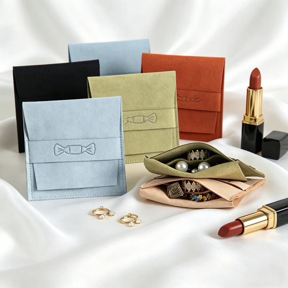 Custom Logo 50pcs Jewelry Strip Bag With Divider Microfiber Velvet Suede Flap Pouches Boutique Rings Earrings Seperately Protect
Custom Logo 50pcs Jewelry Strip Bag With Divider Microfiber Velvet Suede Flap Pouches Boutique Rings Earrings Seperately Protect