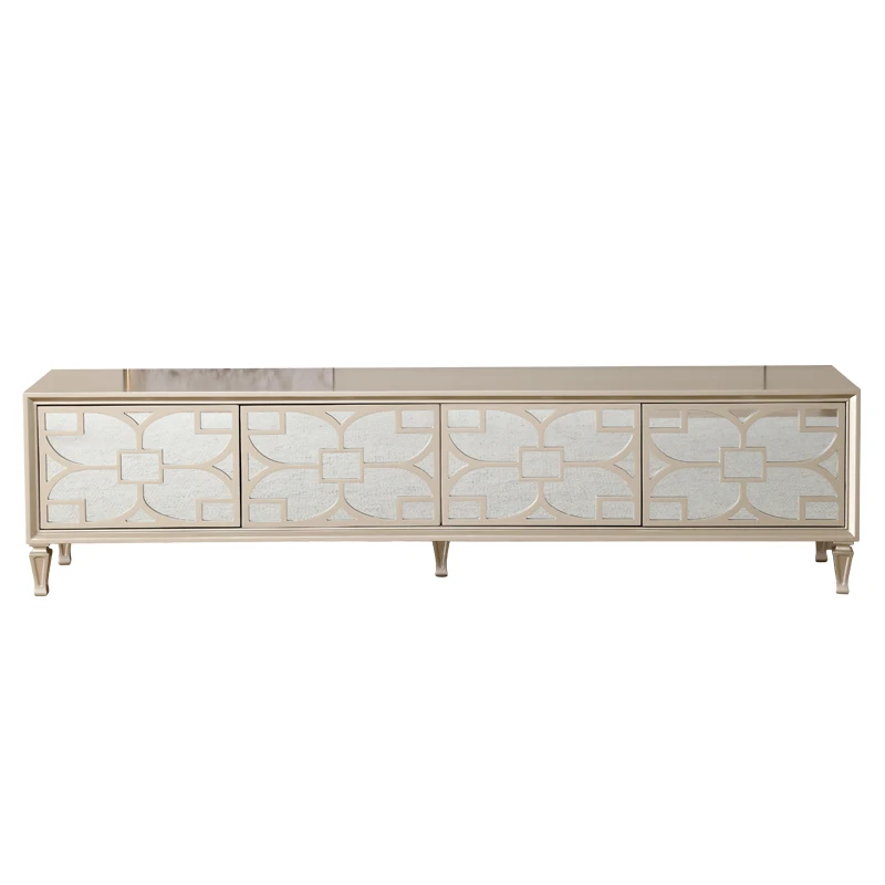 American light luxury solid wood TV cabinet Modern simple household floor storage TV cabinet
American light luxury solid wood TV cabinet Modern simple household floor storage TV cabinet