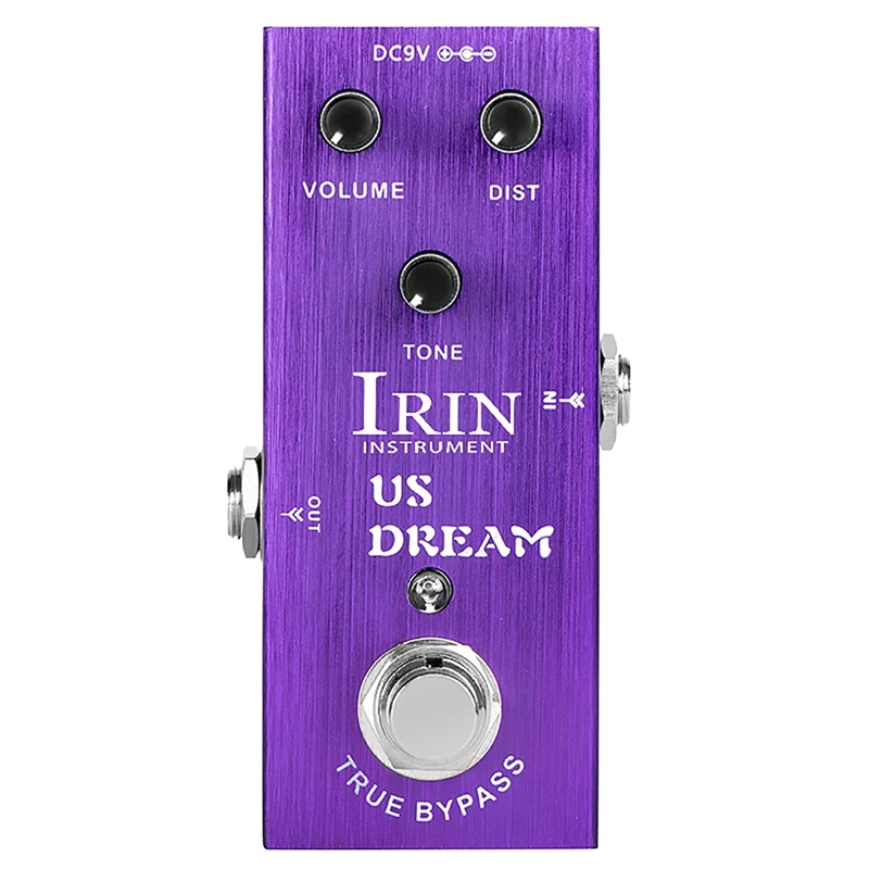 IRIN 1Set Guitar Effector Electric Guitar American Distortion Effector Mini Effector
IRIN 1Set Guitar Effector Electric Guitar American Distortion Effector Mini Effector