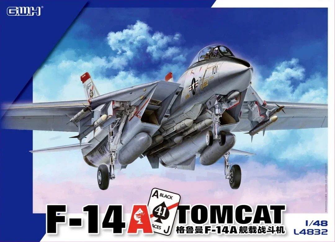 Great Wall Model 1/48 L4832 Grumman F-14A TOMCAT Shipborne Fighter assembly aircraft Scale Model Kit
Great Wall Model 1/48 L4832 Grumman F-14A TOMCAT Shipborne Fighter assembly aircraft Scale Model Kit