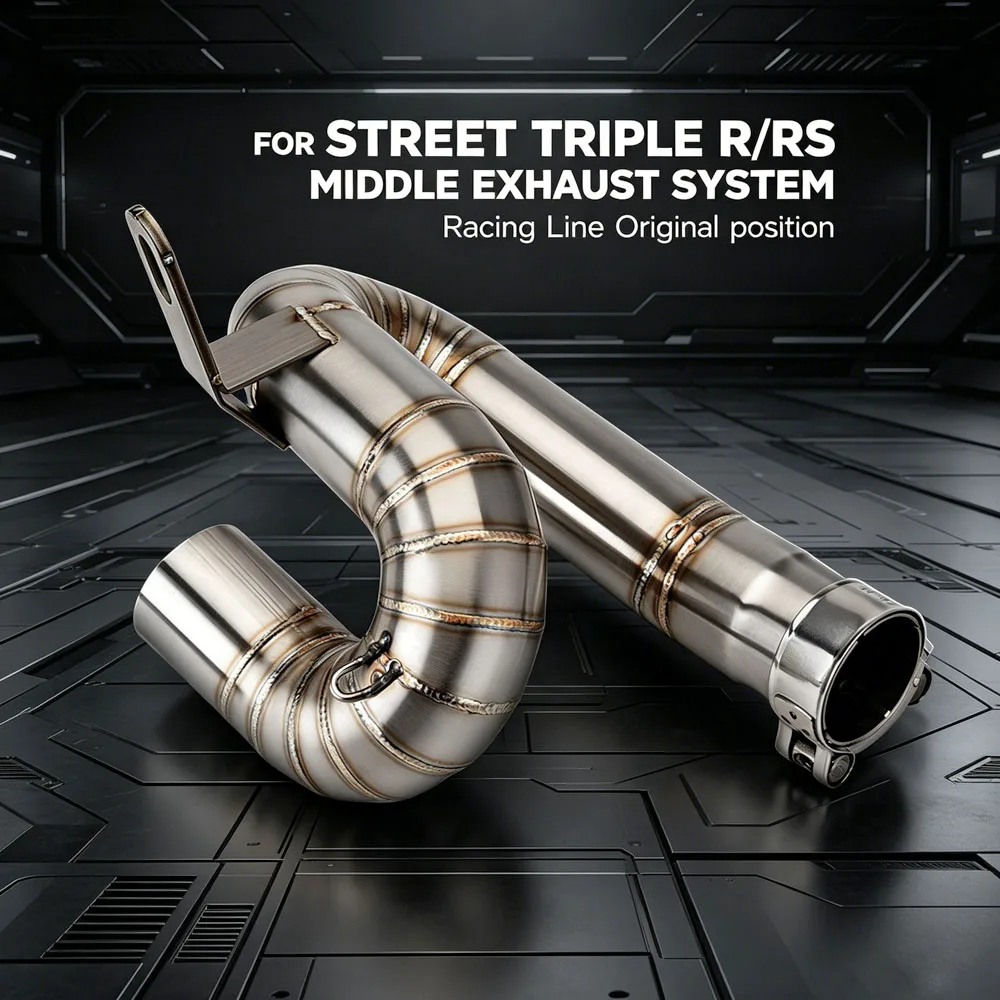 Street Bike Exhaust Kit For Triumph Street Triple 765 765R 765S 765RS 2017-26 Motorcycle Mid Line Adapter Fit Original Position
Street Bike Exhaust Kit For Triumph Street Triple 765 765R 765S 765RS 2017-26 Motorcycle Mid Line Adapter Fit Original Position