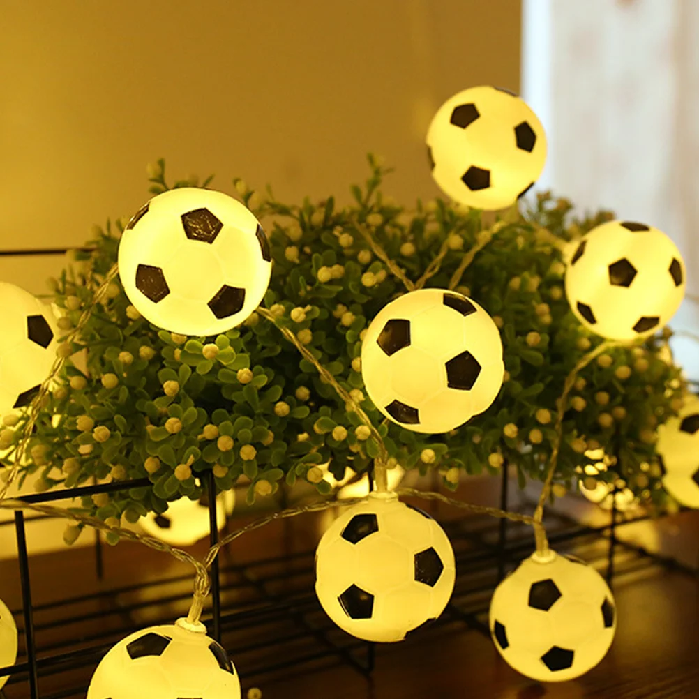 Football Shaped String Light 30 LED Soccer Room Decor Wire Lights Bedroom Creative Night Child Party Festival
Football Shaped String Light 30 LED Soccer Room Decor Wire Lights Bedroom Creative Night Child Party Festival