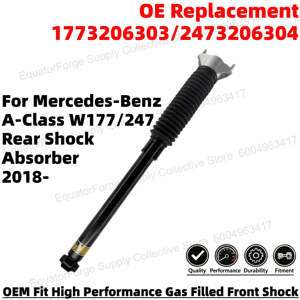 High Stability Premium Durable Rear Shock Absorber for Mercedes-Benz A-Class W177/247 OE Number 1773206303/2473206304
High Stability Premium Durable Rear Shock Absorber for Mercedes-Benz A-Class W177/247 OE Number 1773206303/2473206304