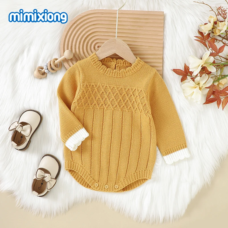 Baby Bodysuits Clothes Spring Autumn Long Sleeve Knit Newborn Boys Girls Yellow Onesie One Piece Infantil Unisex Jumpsuits 0-18m
Baby Bodysuits Clothes Spring Autumn Long Sleeve Knit Newborn Boys Girls Yellow Onesie One Piece Infantil Unisex Jumpsuits 0-18m