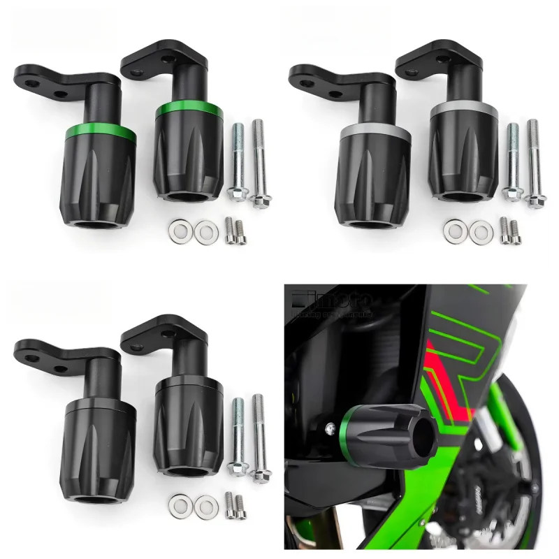 Falling Protection Frame Slider For Kawasaki Ninja ZX6R ZX-6R ZX 6R Fairing Guard Crash Pad Protector Motorcycle 2024 2025
Falling Protection Frame Slider For Kawasaki Ninja ZX6R ZX-6R ZX 6R Fairing Guard Crash Pad Protector Motorcycle 2024 2025