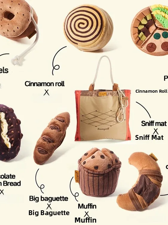 Baking Series Pet Enrichment Toys Hide And Sniff Mat Training Intelligence Dog Toys for Cats And Dogs Raisingwell Brand
Baking Series Pet Enrichment Toys Hide And Sniff Mat Training Intelligence Dog Toys for Cats And Dogs Raisingwell Brand