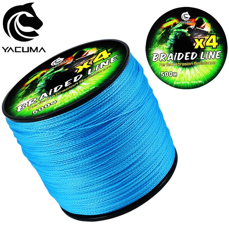 YACUMA 300M/500M Strong 4-Strand Braided Fishing Line Eco-Friendly Coating 12LB-93LB Strength Multifilament PE Line for Fishing
YACUMA 300M/500M Strong 4-Strand Braided Fishing Line Eco-Friendly Coating 12LB-93LB Strength Multifilament PE Line for Fishing
