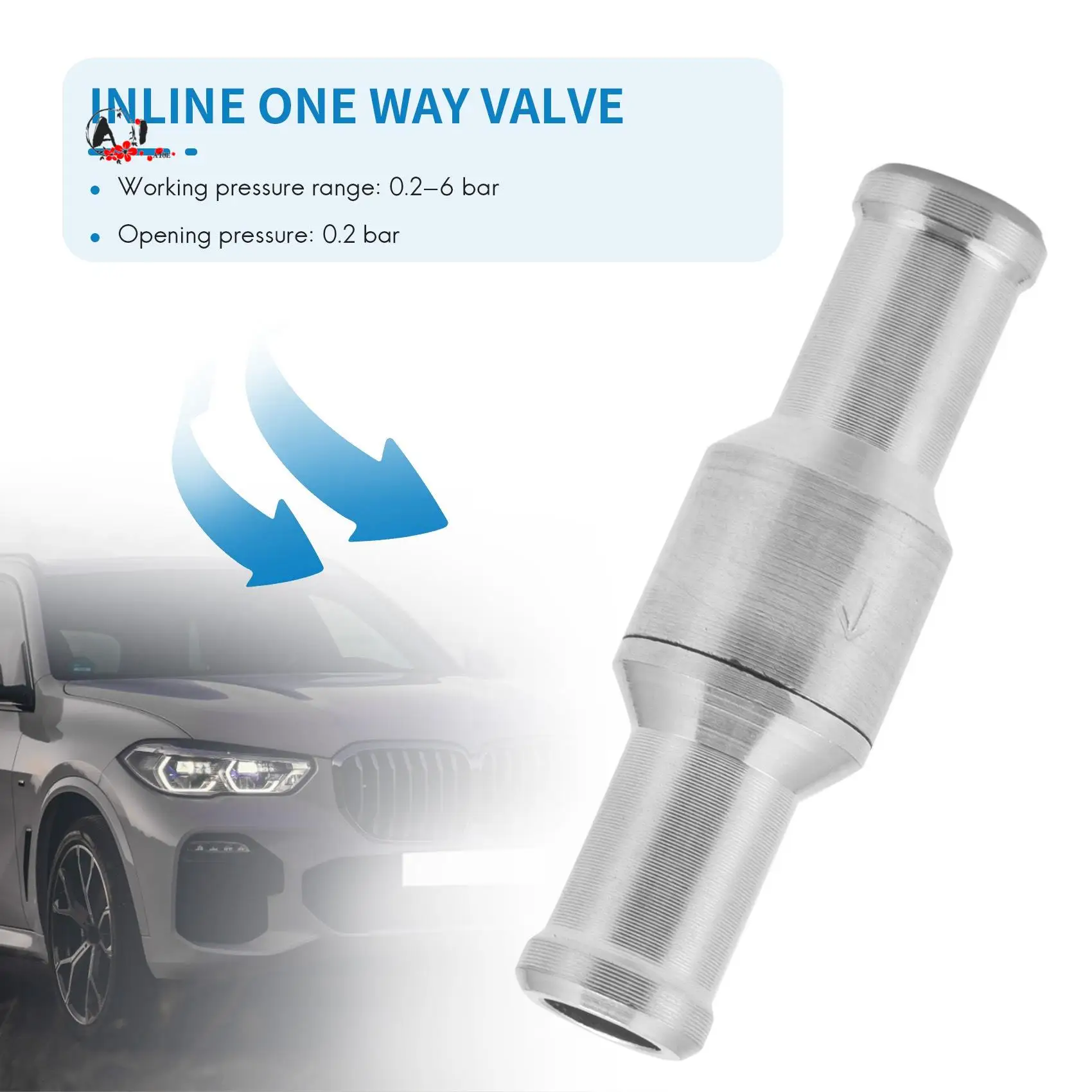 A10E-Check Valve Тормозной сервоусилитель без возврата Линейный односторонний клапан Возвратный клапан Вакуумный шланг Алюминиевый клапан
A10E-Check Valve Тормозной сервоусилитель без возврата Линейный односторонний клапан Возвратный клапан Вакуумный шланг Алюминиевый клапан