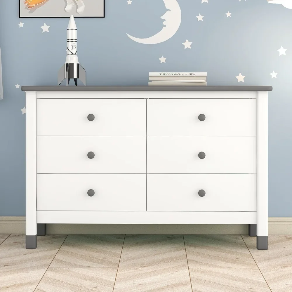 Wooden Storage Dresser with 6 Drawers,Storage Cabinet for kids Bedroom Cute Design Versatile Use
Wooden Storage Dresser with 6 Drawers,Storage Cabinet for kids Bedroom Cute Design Versatile Use