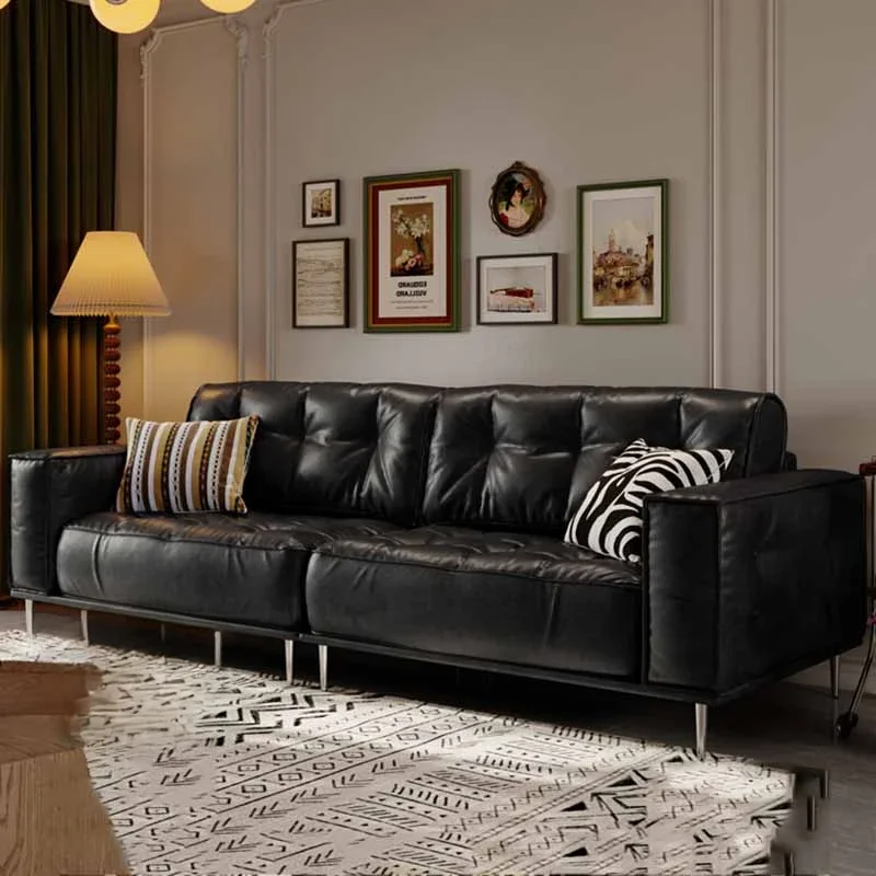 Luxury Fancy Modern Sofas Soft Black Designer Recliner Living Room Sofa Choice Nordic European Woonkamer Banken Home Furniture
Luxury Fancy Modern Sofas Soft Black Designer Recliner Living Room Sofa Choice Nordic European Woonkamer Banken Home Furniture