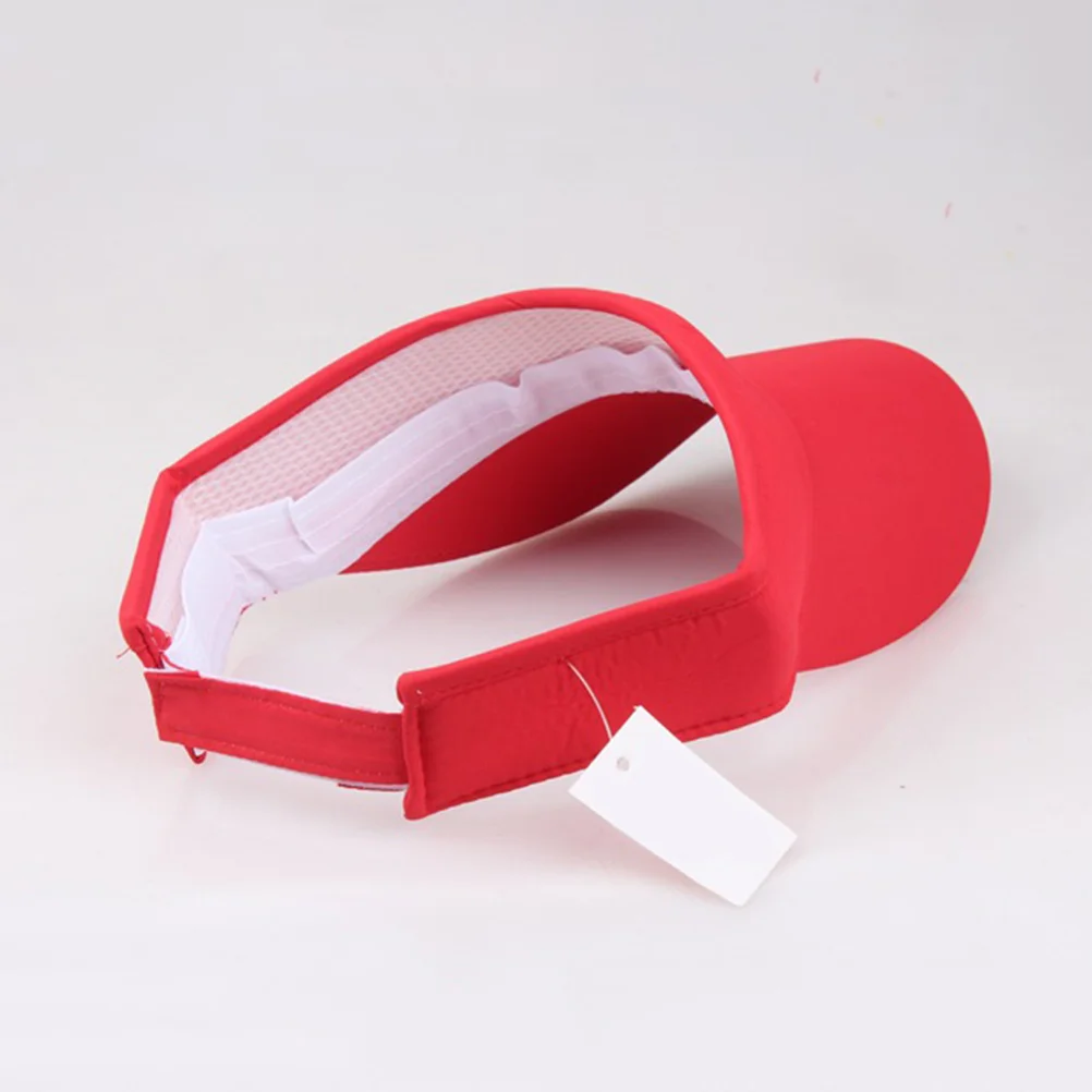 Unisex Men Women Summer Adjustable Sun Visor Tennis Hat Outdoor for Sports Beach Vacation Hiking Golf(Red)
Unisex Men Women Summer Adjustable Sun Visor Tennis Hat Outdoor for Sports Beach Vacation Hiking Golf(Red)
