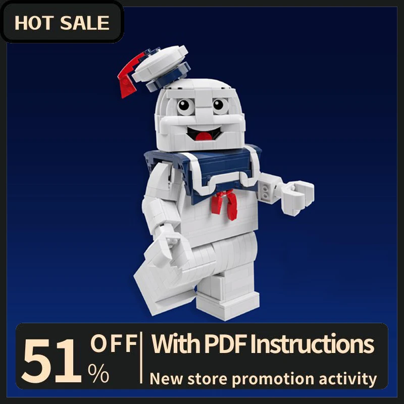 New 800Pcs Famous Movie Moc Stay Puft Marshmallow Character Model Building Blocks Diy Creative Ideas Kids Toys Birthday Gifts
New 800Pcs Famous Movie Moc Stay Puft Marshmallow Character Model Building Blocks Diy Creative Ideas Kids Toys Birthday Gifts
