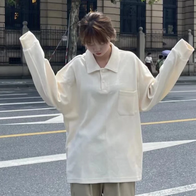 Толстовки женские весенние однотонные шикарные ретро с длинными рукавами мешковатые карманы студенческие пары универсальные модные повседневные корейские стильные Ins
Толстовки женские весенние однотонные шикарные ретро с длинными рукавами мешковатые карманы студенческие пары универсальные модные повседневные корейские стильные Ins