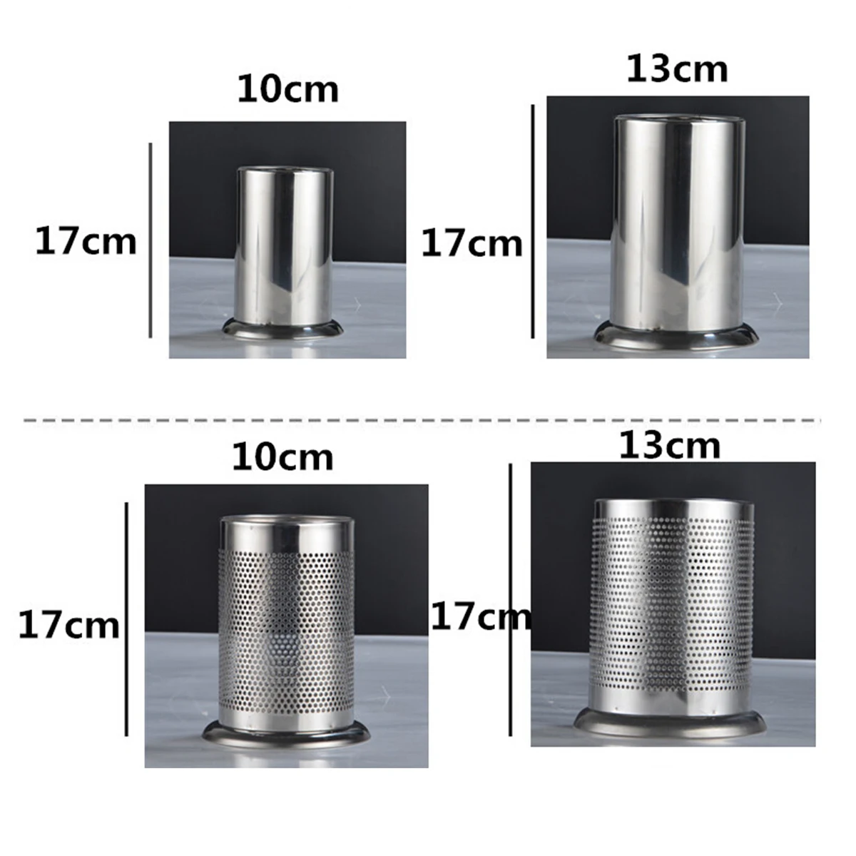 Stainless Steel Chopstick Holder 17x15cm Silverware Tool Utensil Organizer Cooking Storage Countertop Dry Drain Holes
Stainless Steel Chopstick Holder 17x15cm Silverware Tool Utensil Organizer Cooking Storage Countertop Dry Drain Holes