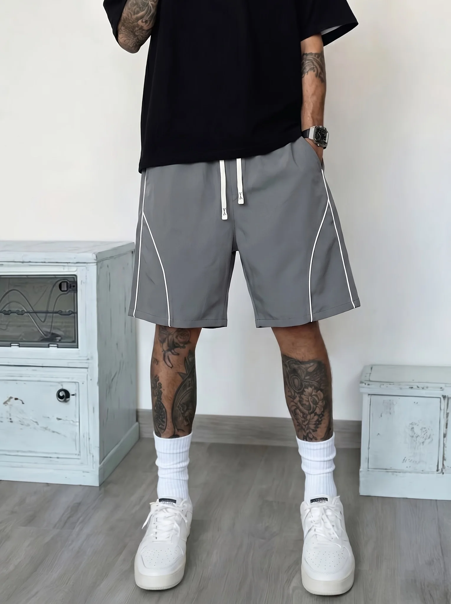 2026 Summer New Men's Shorts - 3D Simple Trendy Brand Print - Fashion Street Style - Comfortable Lightweight Soft and Fluffy
2026 Summer New Men's Shorts - 3D Simple Trendy Brand Print - Fashion Street Style - Comfortable Lightweight Soft and Fluffy