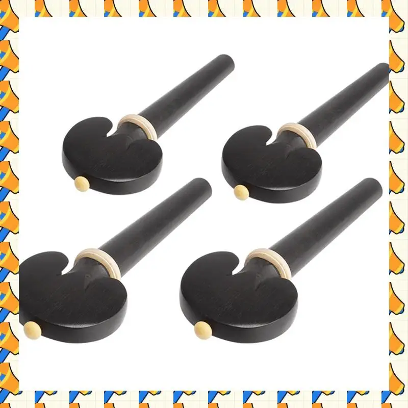 ABYB Cello Pegs, Set Of 4, Inlaid Boxwood Pegs, Knobs, Tuning Pegs, Violin Parts Tuners
ABYB Cello Pegs, Set Of 4, Inlaid Boxwood Pegs, Knobs, Tuning Pegs, Violin Parts Tuners