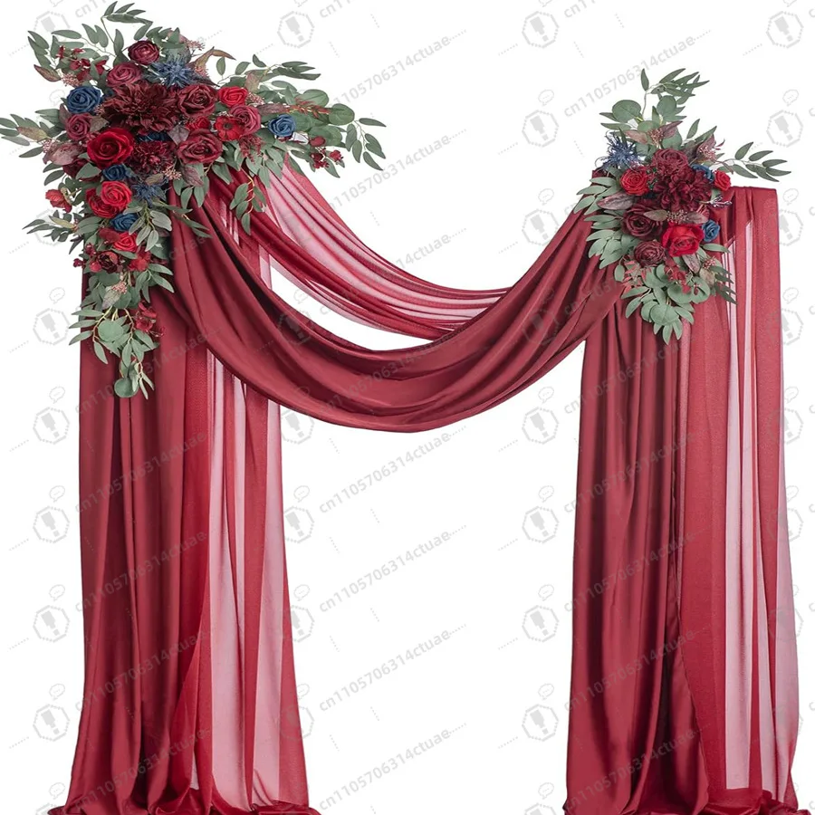 High-end Wedding Chair Back Flower Arch Reception Background Faux Bouquet Celebration Wedding Wreath
High-end Wedding Chair Back Flower Arch Reception Background Faux Bouquet Celebration Wedding Wreath