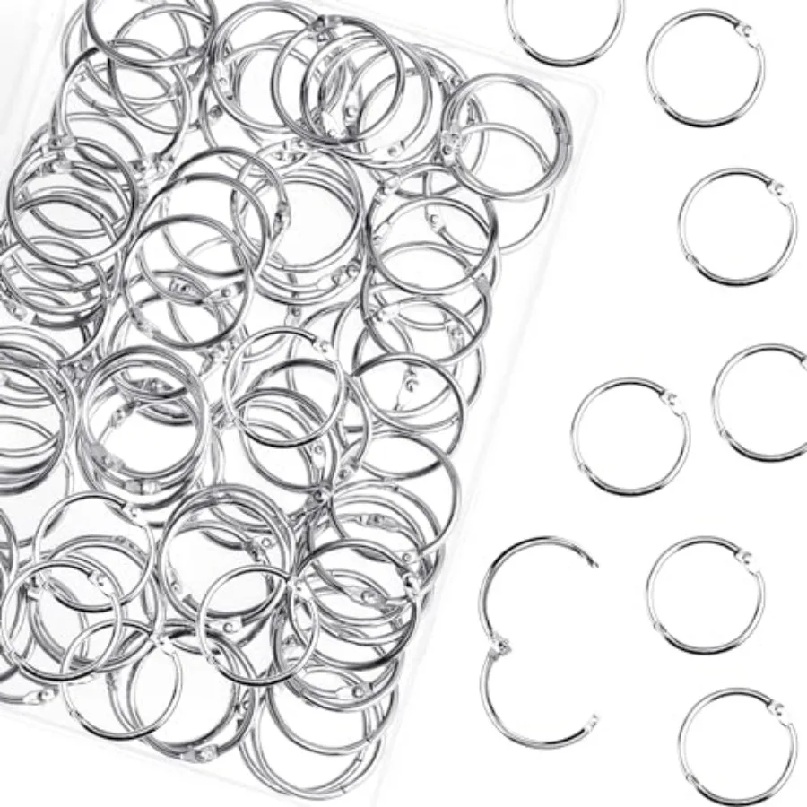 00 Pcs Loose Leaf Bder Rgs, Nickel Plated Metal Binder Rings, Office Book Rgs Keycha Key Rgs for School Home dex Cards
00 Pcs Loose Leaf Bder Rgs, Nickel Plated Metal Binder Rings, Office Book Rgs Keycha Key Rgs for School Home dex Cards