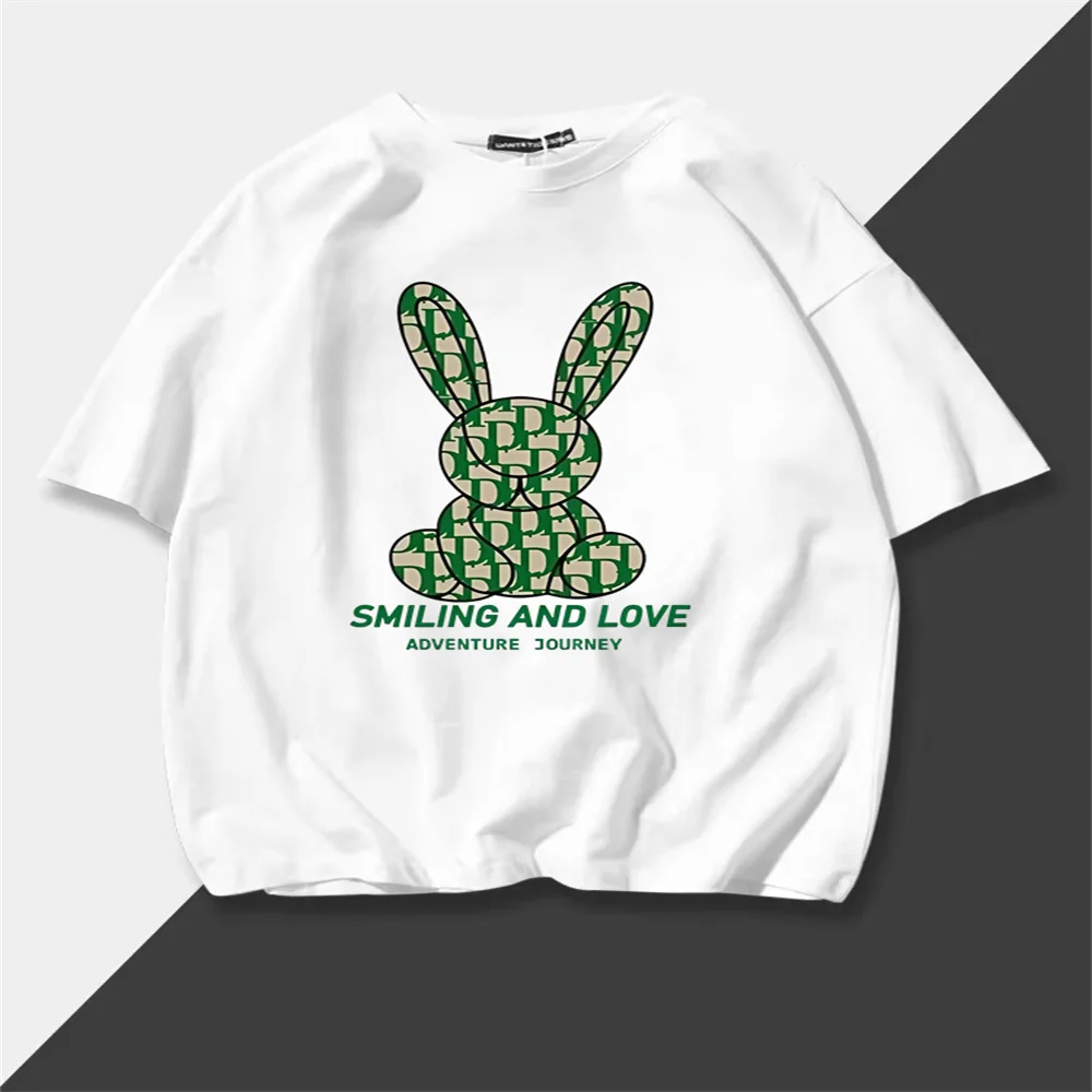 High-quality short-sleeved style, rabbit pattern, suitable for both adults and children, made of 100% pure cotton material.
High-quality short-sleeved style, rabbit pattern, suitable for both adults and children, made of 100% pure cotton material.
