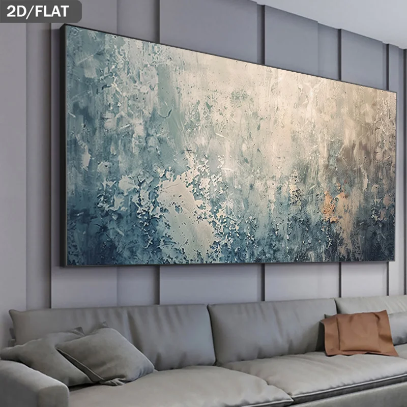 Frameless Abstract Artwork in Shades of Blue and Green, Measuring, Perfect for Modern Wall Decor in Living Rooms and Bedrooms.
Frameless Abstract Artwork in Shades of Blue and Green, Measuring, Perfect for Modern Wall Decor in Living Rooms and Bedrooms.