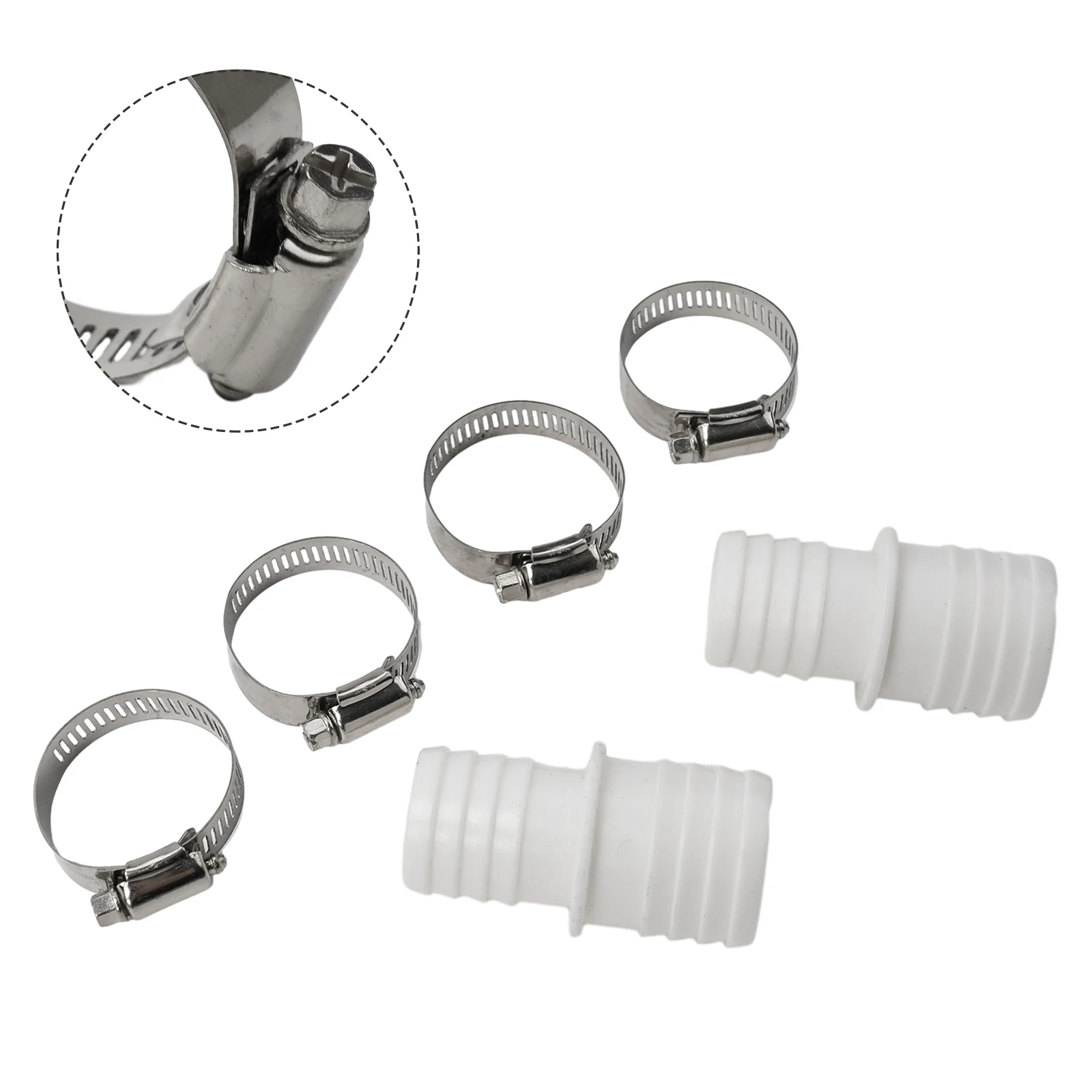 Connector Set High Quality Hose Connector Hose Nozzles Pool Hose Connector Practical Stainless Steel With 32-38 Mm Hose Nozzles
Connector Set High Quality Hose Connector Hose Nozzles Pool Hose Connector Practical Stainless Steel With 32-38 Mm Hose Nozzles