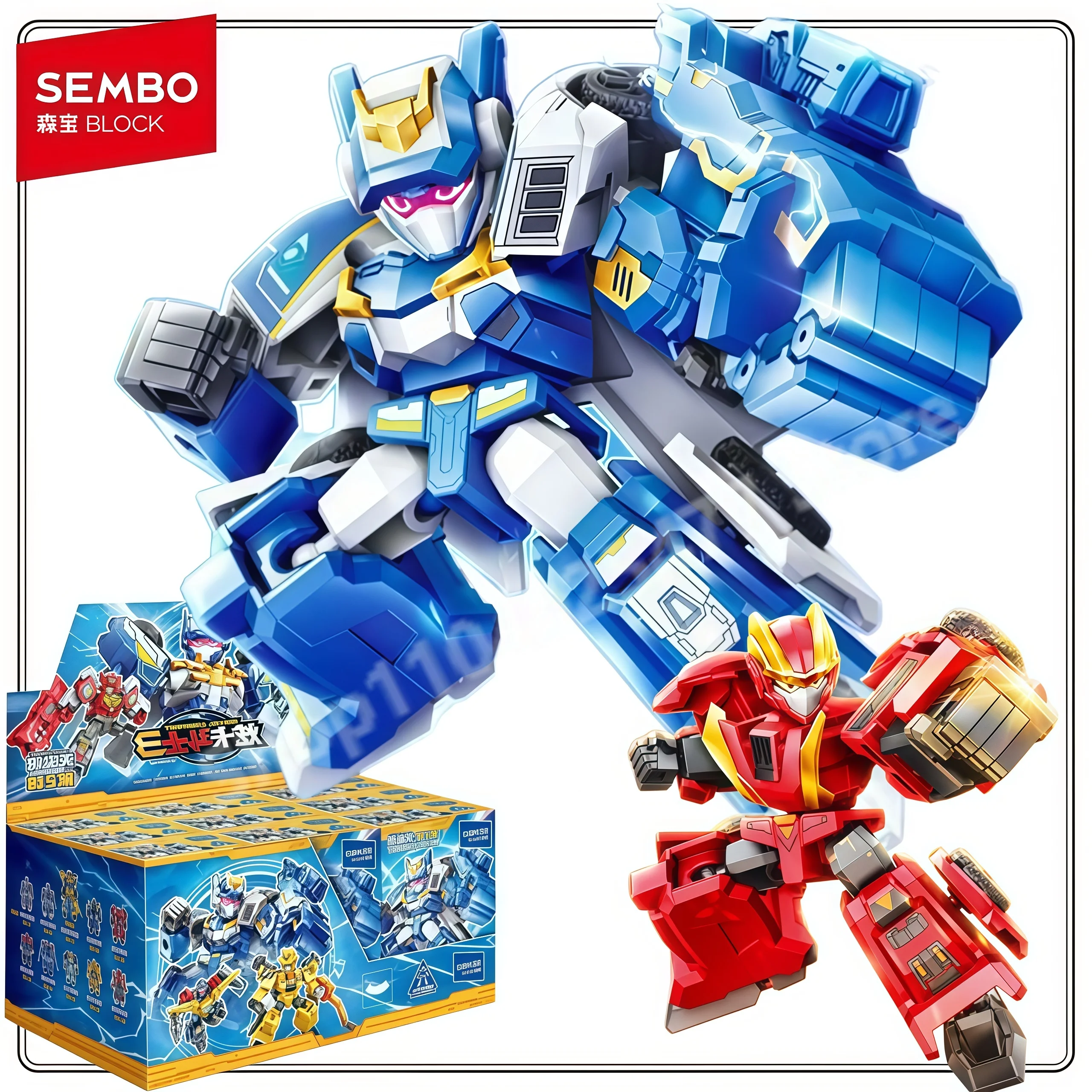 New SEMBO Metal Card Bot Building Blocks Assembling Toy Models Second Edition Ultimate Blue Cop Collectible Christmas Presents
New SEMBO Metal Card Bot Building Blocks Assembling Toy Models Second Edition Ultimate Blue Cop Collectible Christmas Presents