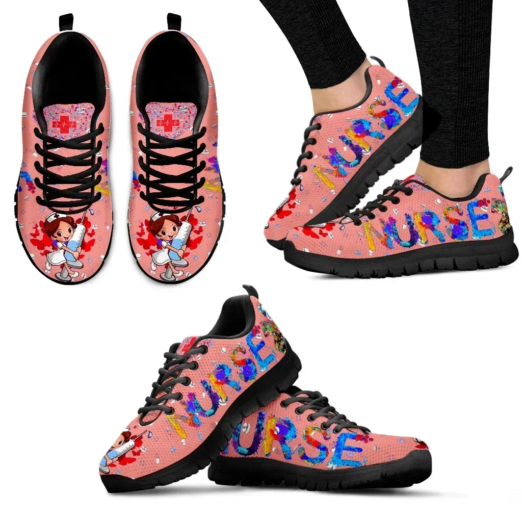 Cute Hospital Cartoon Nurse Girls Pattern Sneakers Shoes for Women Breathable Lace up Flat Shoes Comfort Zapatillas
Cute Hospital Cartoon Nurse Girls Pattern Sneakers Shoes for Women Breathable Lace up Flat Shoes Comfort Zapatillas