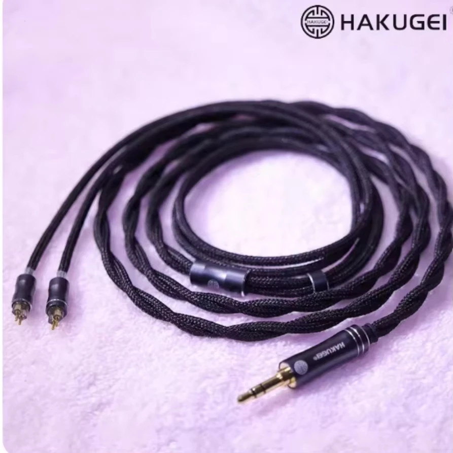 Кабель HAKUGEI Kuro для наушников Hi-Fi, улучшенный, с нейлоновой оплеткой, из литт-проволоки OCC, медный, для наушников 3.5, 2.5, 4.4, Type-C, DAC, Lightning DAC
Кабель HAKUGEI Kuro для наушников Hi-Fi, улучшенный, с нейлоновой оплеткой, из литт-проволоки OCC, медный, для наушников 3.5, 2.5, 4.4, Type-C, DAC, Lightning DAC