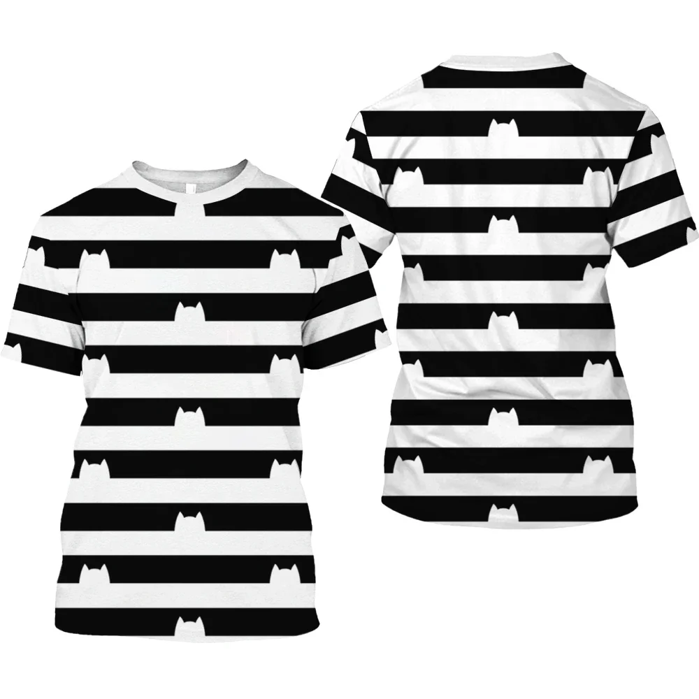 New Men's T-shirt, Sailor Round-neck Short-sleeved Top, Summer 3D Printed Rainbow Cat Pattern Street Quick-drying Clothing for M
New Men's T-shirt, Sailor Round-neck Short-sleeved Top, Summer 3D Printed Rainbow Cat Pattern Street Quick-drying Clothing for M