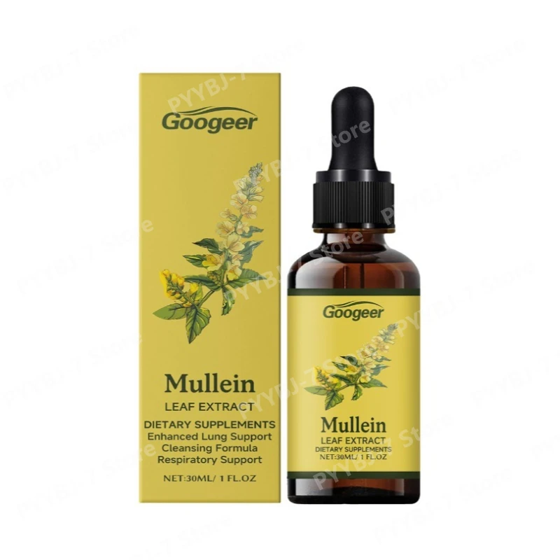 Mullein Leaf Herbal Liquid Drops for Lung Support Mild Cleansing Formula with Mint Extract Supplement 30ml
Mullein Leaf Herbal Liquid Drops for Lung Support Mild Cleansing Formula with Mint Extract Supplement 30ml